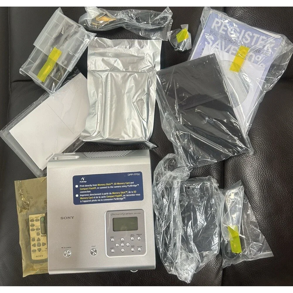 Sony DPP-FP50 Digital Photo Printer with manuals & accessories